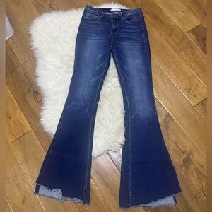 Flying Monkey Dark Blue Flare Jeans